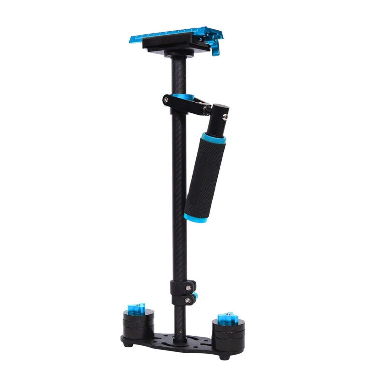 YELANGU 38.5-61cm Carbon Fiber Handheld Stabilizer for DSLR & DV Digital Video & Cameras, Capacity Range 0.5-3kg(Blue) - free shipping - PMC Jewellery - Order now!