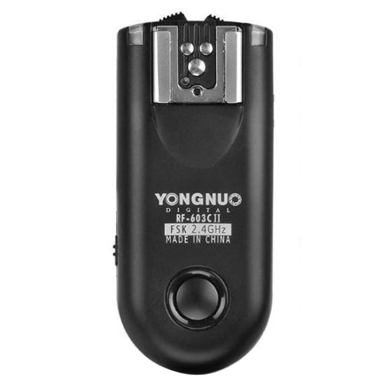2 PCS YONGNUO RF603C II FSK 2.4GHz Wireless Flash Trigger with C1 Shutter Connecting Cable - free shipping - PMC Jewellery - Order now!