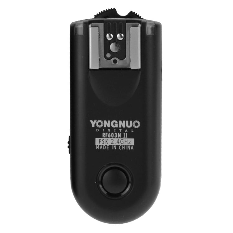 2 PCS YONGNUO RF603N II FSK 2.4GHz Wireless Flash Trigger with N1 Shutter Connecting Cable - free shipping - PMC Jewellery - Order now!
