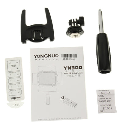 YONGNUO 300 LEDs Pro LED Studio Video Light for Canon / Nikon / Sony Camcorder DSLR (YN300)(Black) - free shipping - PMC Jewellery - Order now!