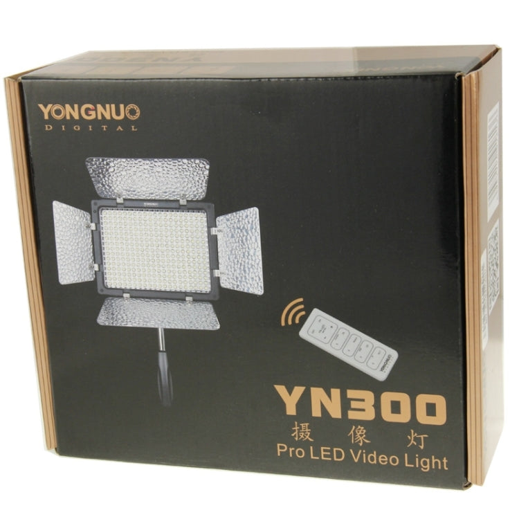 YONGNUO 300 LEDs Pro LED Studio Video Light for Canon / Nikon / Sony Camcorder DSLR (YN300)(Black) - free shipping - PMC Jewellery - Order now!