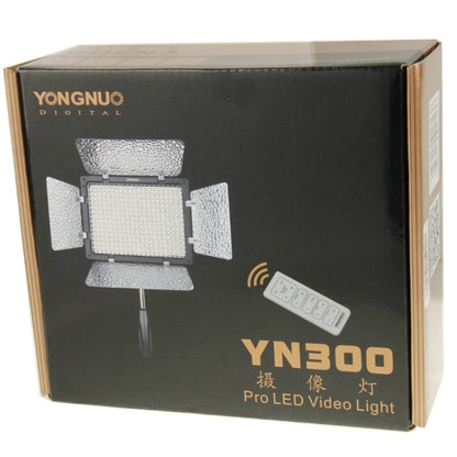 YONGNUO 300 LEDs Pro LED Studio Video Light for Canon / Nikon / Sony Camcorder DSLR (YN300)(Black) - free shipping - PMC Jewellery - Order now!