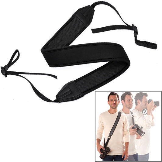 Sturdy SBR Digital Camera Strap(Black) - Camera Strap by PMC Jewellery | Online Shopping South Africa | PMC Jewellery | Buy Now Pay Later Mobicred