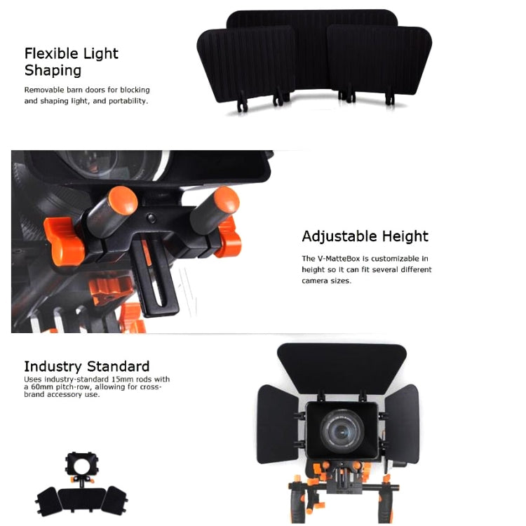 Aputure V-Matte Box, Flexible light shaping - free shipping - PMC Jewellery - Order now!
