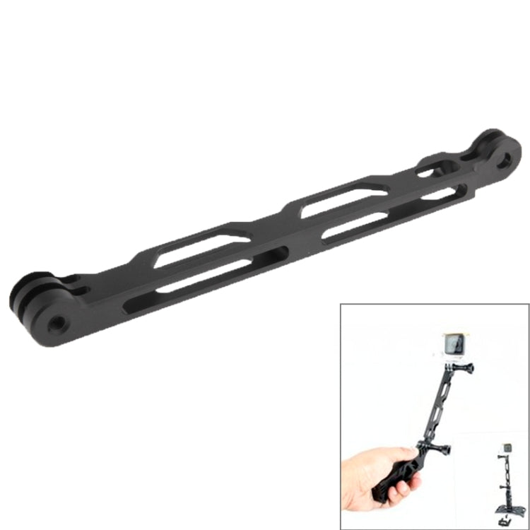 TMC CNC Aluminum Extender for GoPro Hero12 Black / Hero11 /10 /9 /8 /7 /6 /5, Insta360 Ace / Ace Pro, DJI Osmo Action 4 and Other Action Cameras, Length: 16cm(Black) - Others by TMC | Online Shopping South Africa | PMC Jewellery | Buy Now Pay Later Mobicred