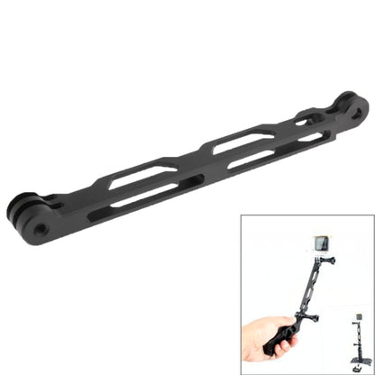 TMC CNC Aluminum Extender for GoPro Hero12 Black / Hero11 /10 /9 /8 /7 /6 /5, Insta360 Ace / Ace Pro, DJI Osmo Action 4 and Other Action Cameras, Length: 16cm(Black) - Others by TMC | Online Shopping South Africa | PMC Jewellery | Buy Now Pay Later Mobicred
