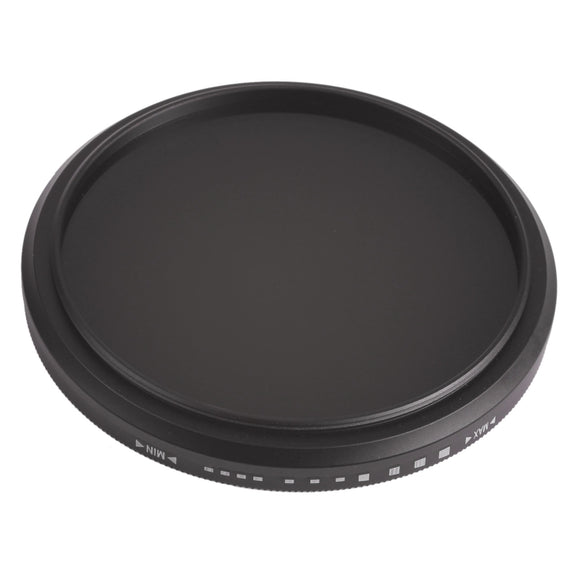 67mm ND Fader Neutral Density Adjustable Variable Filter ND 2 to ND 400 Filter(Black)