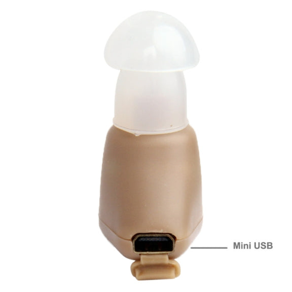Axon Rechargeable ITE Hearing Aid Sound Amplifier, Support Volume Control (K-88)