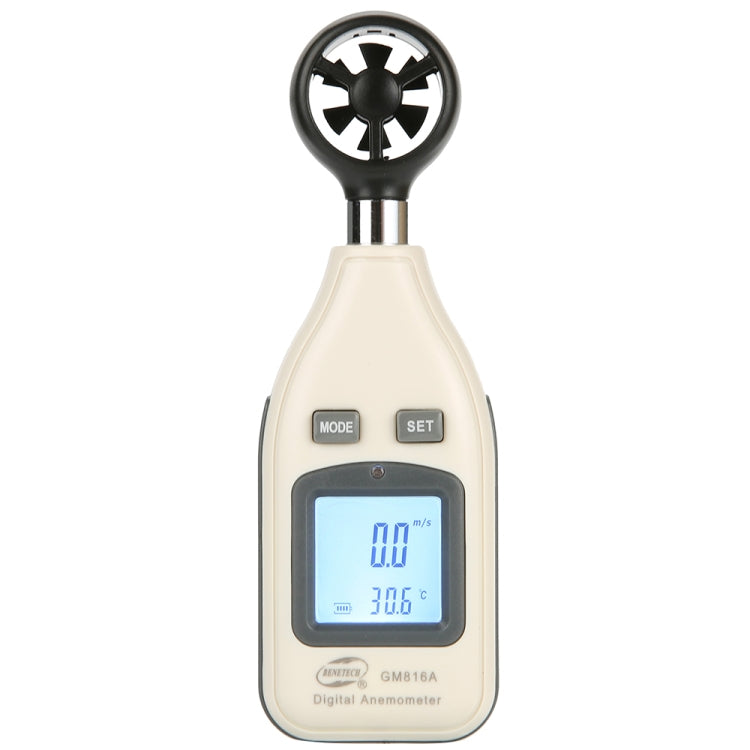 BENETECH Digital Electronic Anemometer (GM816A)(White) - Tachometers & Anemometer by BENETECH | Online Shopping South Africa | PMC Jewellery | Buy Now Pay Later Mobicred
