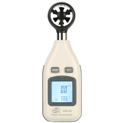 BENETECH Digital Electronic Anemometer (GM816A)(White) - Tachometers & Anemometer by BENETECH | Online Shopping South Africa | PMC Jewellery | Buy Now Pay Later Mobicred