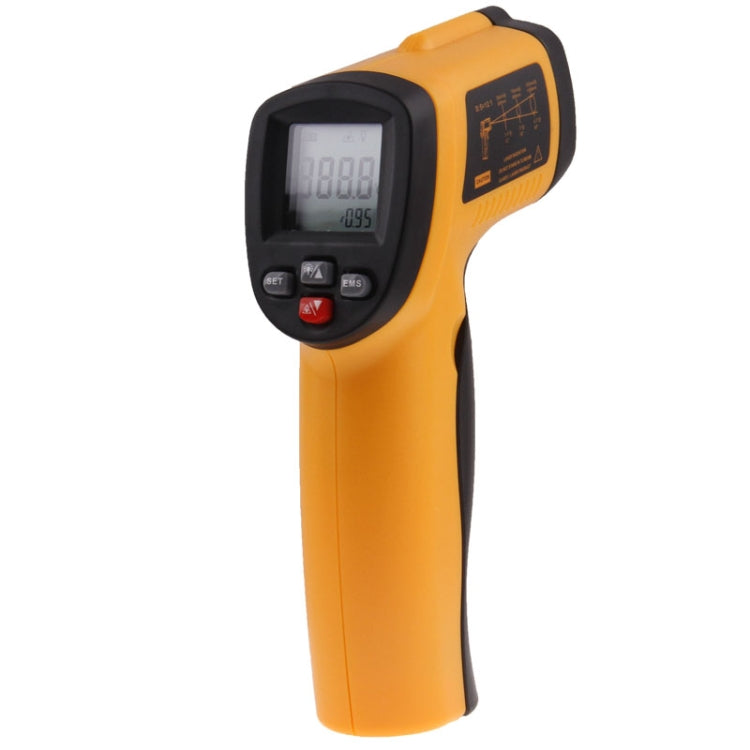 BENETECH GM550E Digital Infrared Thermometer(Yellow) - Digital Thermometer by BENETECH | Online Shopping South Africa | PMC TechLife | Buy Now Pay Later Mobicred