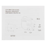 CP-3001 Ultrasonic Distance Measurer Laser Point with 1m Tape Measurer