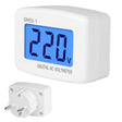 DM55-1 LCD AC Digital Voltage Meter Voltmeter, Measure Range: 110V-300V, EU Plug - free shipping - PMC TechLife - Order now!