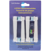 4 PCS Electric Toothbrush Heads Replacement Oral Health Care(White)
