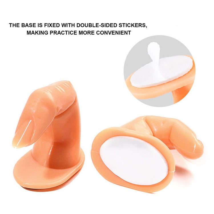 DIY Acrylic Practice Fake Finger Model Nail Art False Tips Training Display Tool (5pcs in one packaging, the price is for 5pcs) - free shipping - PMC TechLife - Order now!