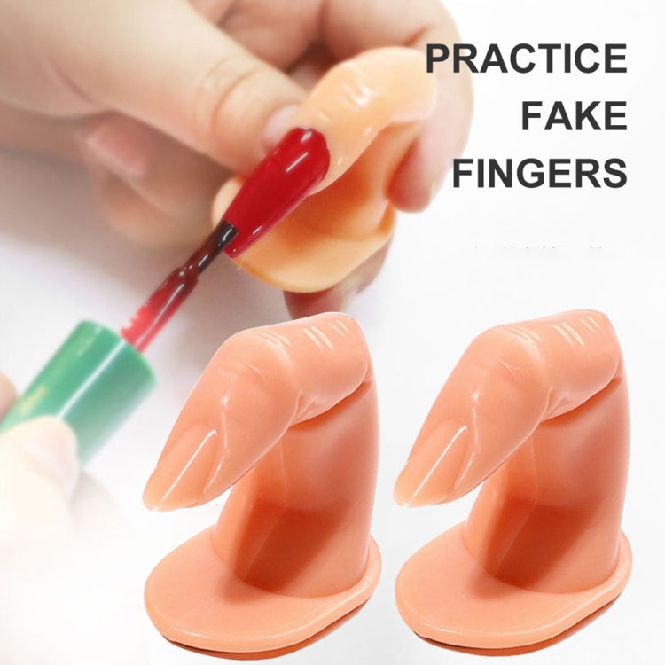 DIY Acrylic Practice Fake Finger Model Nail Art False Tips Training Display Tool (5pcs in one packaging, the price is for 5pcs) - free shipping - PMC TechLife - Order now!
