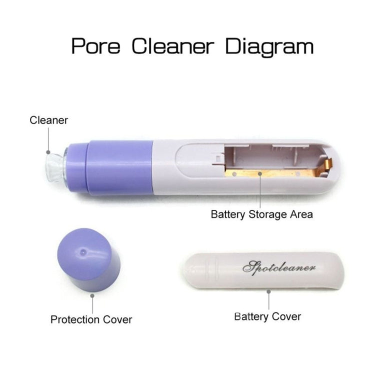 Facial Pore Cleanser Blackhead Vacuum Suction Remover(Pink) - Cleanser by PMC Jewellery | Online Shopping South Africa | PMC Jewellery | Buy Now Pay Later Mobicred