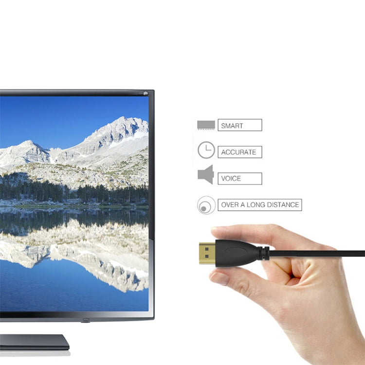 1.4 Version Gold Plated Mini HDMI Male to HDMI Male Coiled Cable, Support 3D / Ethernet, Length: 0.6m-2m - free shipping - PMC TechLife - Order now!