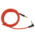 1.2m Aux Audio Cable 3.5mm Elbow to Straight Male, Compatible with Phones, Tablets, Headphones, MP3 Player, Car/Home Stereo & More(Red) - Cable & Splitter by PMC TechLife | Online Shopping South Africa | PMC TechLife