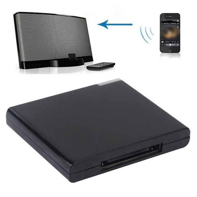 Wireless Bluetooth Music Receiver For iPhone 4 & 4S / (iPad 3) / iPad 2 / iPod  / Any Bluetooth Device(Black)