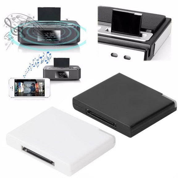 Wireless Bluetooth Music Receiver For iPhone 4 & 4S / (iPad 3) / iPad 2 / iPod  / Any Bluetooth Device(White)