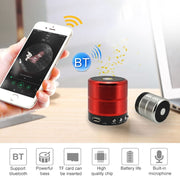 S28 Metal Mobile Bluetooth Stereo Portable Speaker with Hands-free Call Function(Black)