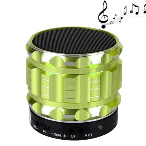 S28 Metal Mobile Bluetooth Stereo Portable Speaker with Hands-free Call Function(Green) - Desktop Speaker by PMC TechLife | Online Shopping South Africa | PMC TechLife