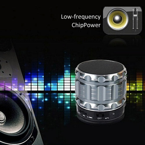 S28 Metal Mobile Bluetooth Stereo Portable Speaker with Hands-free Call Function(Green) - Desktop Speaker by PMC TechLife | Online Shopping South Africa | PMC TechLife