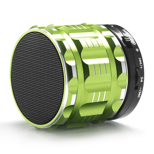 S28 Metal Mobile Bluetooth Stereo Portable Speaker with Hands-free Call Function(Green) - Desktop Speaker by PMC TechLife | Online Shopping South Africa | PMC TechLife