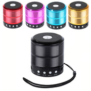 S28 Metal Mobile Bluetooth Stereo Portable Speaker with Hands-free Call Function(Gold)
