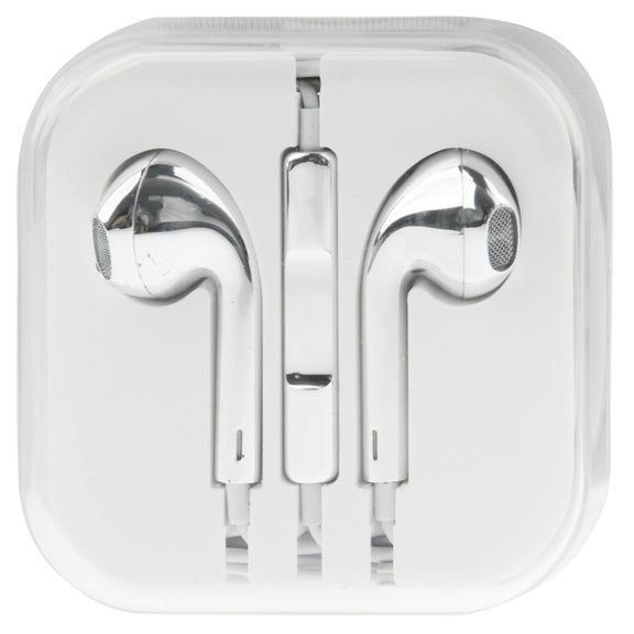 3.5mm Stereo Electroplating Wire Control Earphone for Android Phones / PC / MP3 Player / Laptops(Silver)