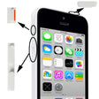 3 in 1 Mute Button + Power Button + Volume Button for iPhone 5C(White) - iPhone 5 Parts by PMC TechLife | Online Shopping South Africa | PMC TechLife