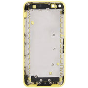 Full Housing  Chassis / Back Cover with Mounting Plate & Mute Button + Power Button + Volume Button + Nano SIM Card Tray for iPhone 5C(Yellow)