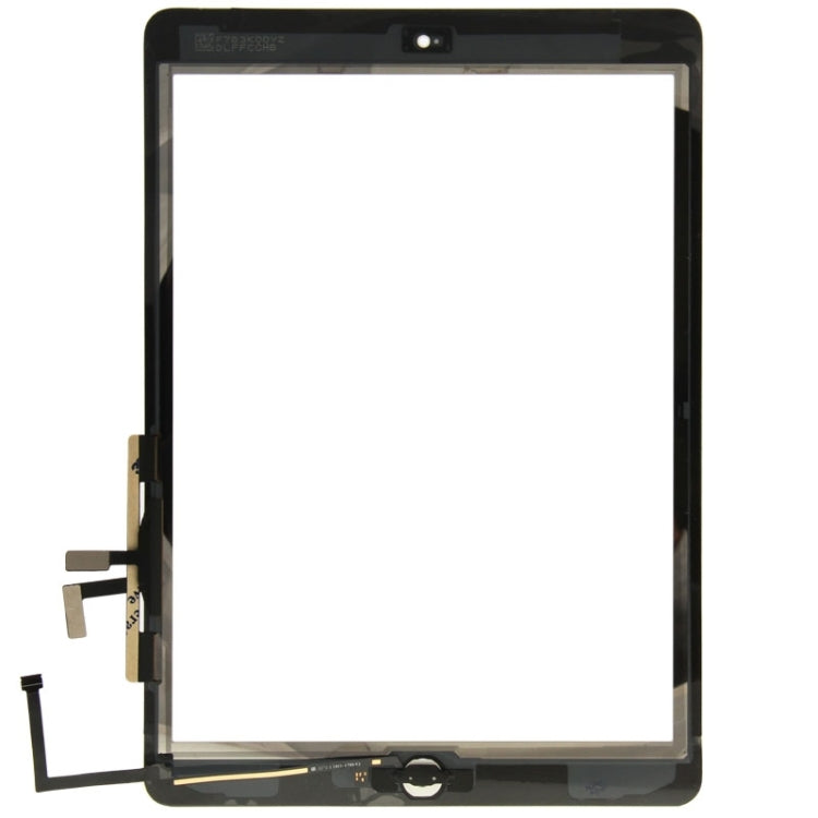 Controller Button + Home Key Button PCB Membrane Flex Cable + Touch Panel Installation Adhesive, Touch Panel for iPad Air / iPad 5(Black)