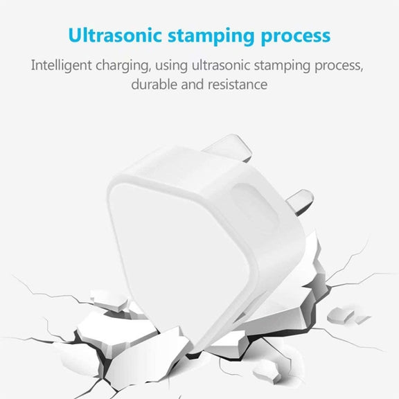 5V / 1A (UK Plug) USB Charger Adapter For  iPhone, Galaxy, Huawei, Xiaomi, LG, HTC and Other Smart Phones, Rechargeable Devices(White)