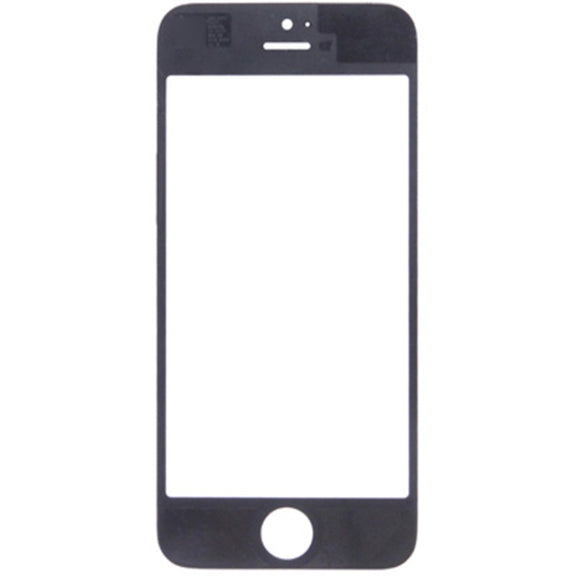 Front Screen Outer Glass Lens for iPhone 5 & 5S(Black)