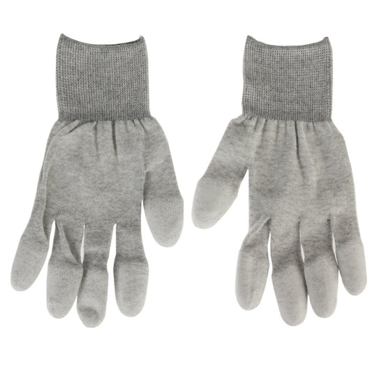 Anti Static ESD Safe Universal Size PU Fingertip Coating Gloves for Computer / Electronic / Phone Repair, Pair of 2(Grey) - free shipping - PMC Jewellery - Order now!
