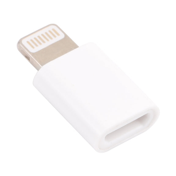 Micro USB Female to 8 Pin Male Mini Adapter(White)