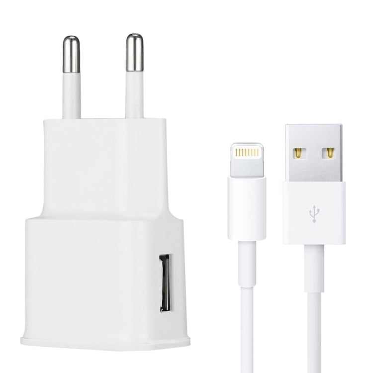 Charger Sync Cable + EU Plug Travel Charger(White) - free shipping - PMC TechLife - Order now!