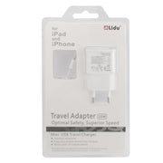 Charger Sync Cable + EU Plug Travel Charger(White)