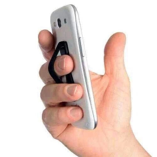 Finger Grip Phone Holder for  iPad Air & Air 2, iPad mini, Galaxy Tab, and other Tablet PC(Silver)