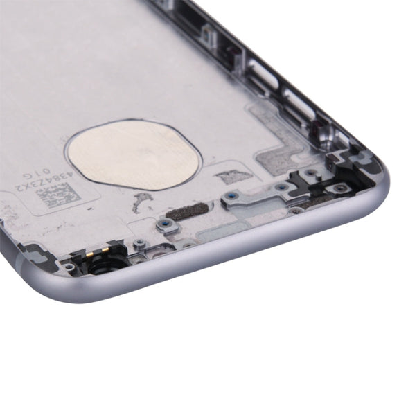 5 in 1 for iPhone 6 (Back Cover + Card Tray + Volume Control Key + Power Button + Mute Switch Vibrator Key) Full Assembly Housing Cover(Grey)