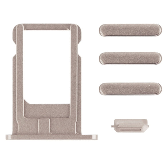 5 in 1 for iPhone 6 (Back Cover + Card Tray + Volume Control Key + Power Button + Mute Switch Vibrator Key) Full Assembly Housing Cover