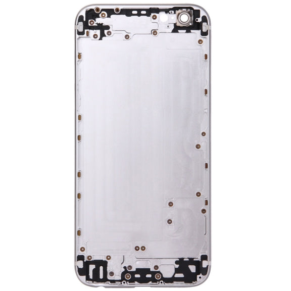 Full Assembly Housing Cover for iPhone 6, Including Back Cover & Card Tray & Volume Control Key & Power Button & Mute Switch Vibrator Key(Silver)