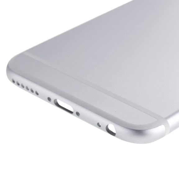 Full Assembly Housing Cover for iPhone 6, Including Back Cover & Card Tray & Volume Control Key & Power Button & Mute Switch Vibrator Key(Silver)