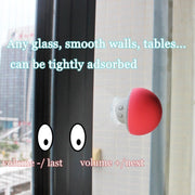 Mushroom Shape Bluetooth Speaker with Suction Holder(Black)