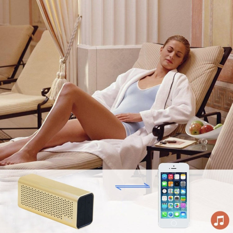 YM-308 Portable Rechargeable NFC Bluetooth Speaker, Support TF Card(Gold) - Desktop Speaker by PMC TechLife | Online Shopping South Africa | PMC TechLife
