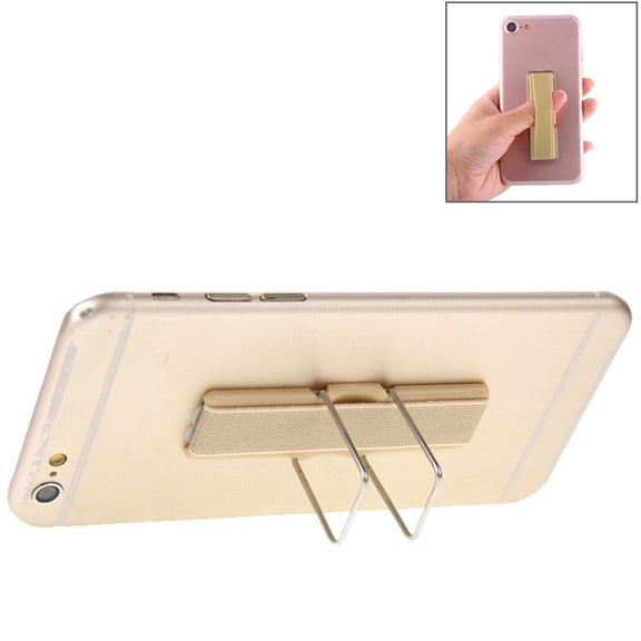 Universal Mini Foldable Holder Stand with Finger Grip(Gold)