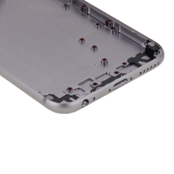 6 in 1 for iPhone 6 (Back Cover + Card Tray + Volume Control Key + Power Button + Mute Switch Vibrator Key + Sign) Full Assembly Housing Cover(Grey)