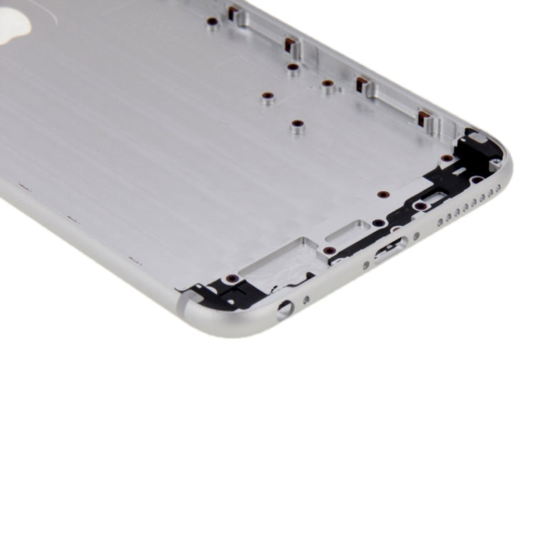 6 in 1 for iPhone 6 (Back Cover + Card Tray + Volume Control Key + Power Button + Mute Switch Vibrator Key + Sign) Full Assembly Housing Cover(Silver)